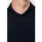 Kariban galléros póló Supima Pique 230 fekete