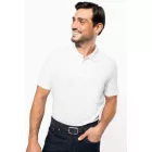 Kariban galléros póló Supima Pique 230 fehér