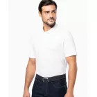 Kariban galléros póló Supima Pique 230 fehér