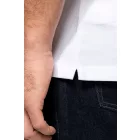 Kariban galléros póló Supima Pique 230 fehér