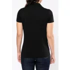 Kariban női galléros póló Supima Pique 230 fekete