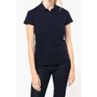 Kariban női galléros póló Supima Pique 230 sötétkék