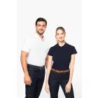 Kariban női galléros póló Supima Pique 230 sötétkék