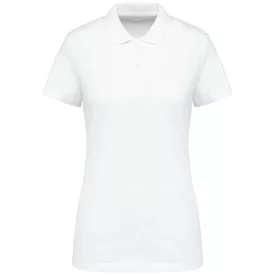 Kariban női galléros póló Supima Pique 230 fehér