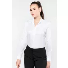 Kariban hosszú ujjú női ing Premium Twill 130 fehér