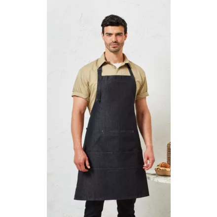 Premier melles kötény Jeans Stitch 275 farmer fekete