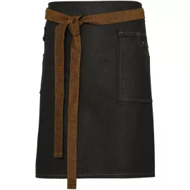 Premier derék kötény Denim Division 350 fekete-barna