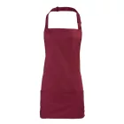 Premier kötény 2 in 1 Apron 195 burgundy