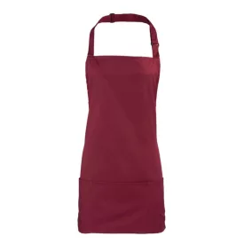 Premier kötény 2 in 1 Apron 195 burgundy