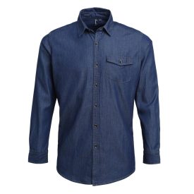 Premier hosszú ujjú ing Jeans 155 farmerkék