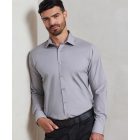 Premier hosszú ujjú ing Popline Stretch 115 ezüst