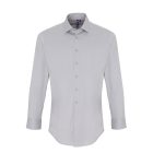 Premier hosszú ujjú ing Popline Stretch 115 ezüst