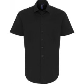Premier Popline Stretch Shirt shortsleeve