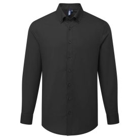 Premier hosszú ujjú ing Supreme Oxford 135 fekete