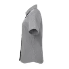 Premier rövid ujjú női ing Gingham 115 fekete-fehér kockás