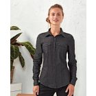 Premier hosszú ujjú női ing Jeans 155 farmer fekete