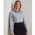 Premier hosszú ujjú női blúz Popline Stretch 115 ezüst