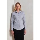 Premier hosszú ujjú női blúz Popline Stretch 115 ezüst