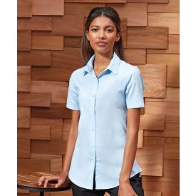 Premier Popline Stretch Blouse shortsleeve