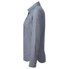 Premier hosszú ujjú női ing Organic Chambray 160 farmerkék