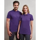 Premier galléros póló Coolchecker 140 lila