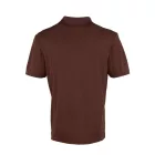 Premier galléros póló Coolchecker 155 barna