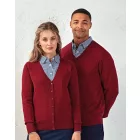 Premier női kötött kardigán Button-Through bordó