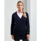 Premier női kötött kardigán Long tengerkék