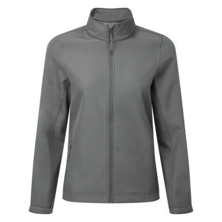Premier női softshell dzseki Recycled Softshell 280 szürke