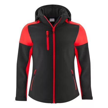 Printer női softshell dzseki Prime 280 fekete-piros