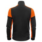 Printer női pulóver Prime Full Zip 280 fekete-narancssárga