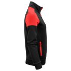 Printer női pulóver Prime Full Zip 280 fekete-piros