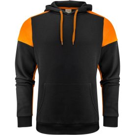 Printer pulóver Prime Hoodie 280 fekete-narancssárga