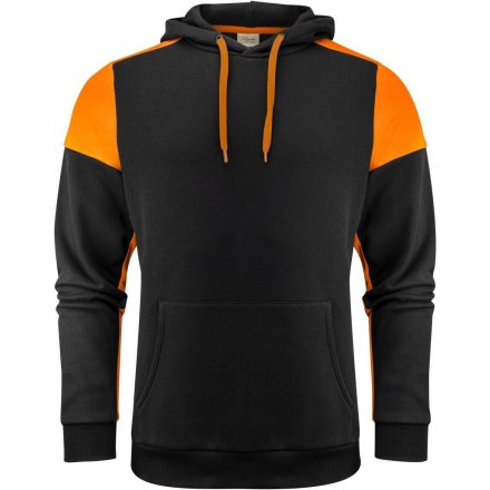 Printer pulóver Prime Hoodie 280 fekete-narancssárga