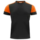 Printer póló Prime 180 fekete-narancs