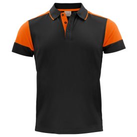 Printer galléros póló Prime  200 fekete-narancs