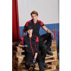 Printer galléros póló Prime  200 fekete-piros