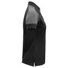 Printer női galléros póló Prime  200 fekete-antracit