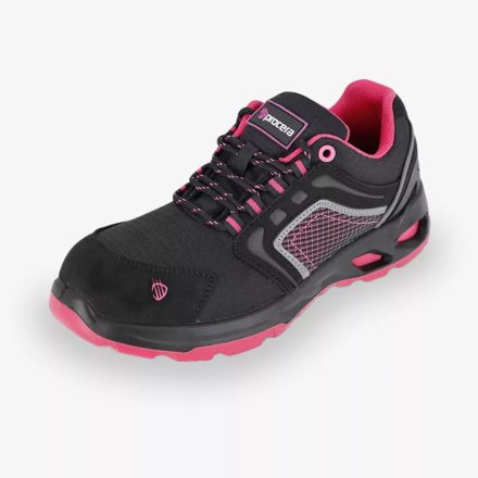 Procera munkavédelmi női cipő Magenta S1 fekete-pink