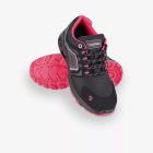 Procera munkavédelmi női cipő Magenta S1 fekete-pink