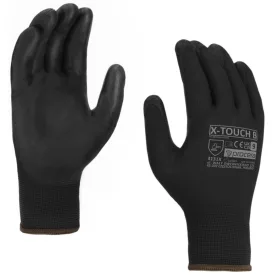 Procera PU mártott kesztyű X-Touch fekete