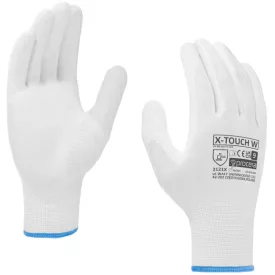 Procera PU mártott kesztyű X-Touch fehér