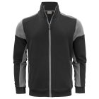 Printer pulóver Prime Full Zip 280 fekete-antracit