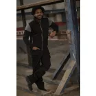 Printer pulóver Prime Full Zip 280 fekete-antracit