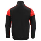 Printer pulóver Prime Full Zip 280 fekete-piros