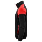 Printer pulóver Prime Full Zip 280 fekete-piros