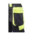 Seven Kings derekas munkásnadrág Solar fekete-sárga