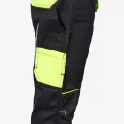 Seven Kings derekas munkásnadrág Solar fekete-sárga