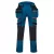 Portwest női munkásnadrág Holster DX4 270 metro kék-fekete-narancs