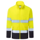 Portwest polár pulóver Essential 250 Hi-Vis sárga-tengerkék